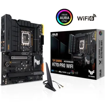 Placa-mãe Asus TUF GAMING H770-PRO (WI-FI) Soquete 1700 ASUS - 1