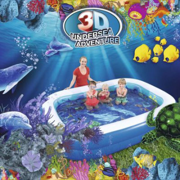 Piscina insuflável Bestway Undersea Adventure 3D 262 x 171 x 51cm - 54177 Bestway - 3