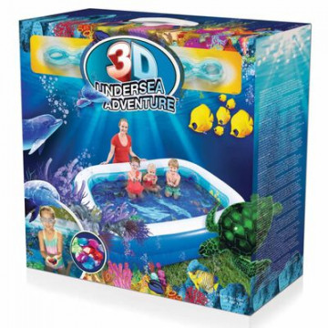 Piscina insuflável Bestway Undersea Adventure 3D 262 x 171 x 51cm - 54177 Bestway - 4