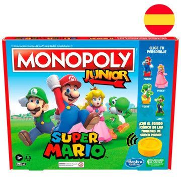 Jogo Monopoly Junior Super Mario Espanhol HASBRO - 1