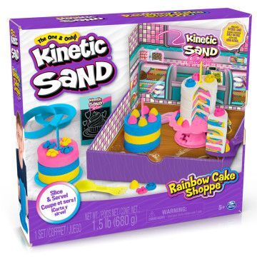 Conjunto de areia cinética Rainbow Cake Shoppe SPIN MASTER - 1