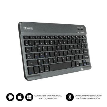 Teclado compacto sem fio Bluetooth inteligente Subblim/cinza Subblim - 1