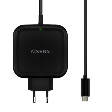 Carregador de parede Aisens ASCH-1PD65WL-BK/ 1xUSB Tipo-C/ 65W AISENS - 1