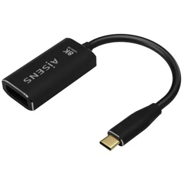 Aisens A109-0690/ USB Type-C Macho - Conversor DisplayPort Fêmea/ 15cm/ Preto AISENS - 1