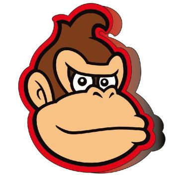 Almofada 3D Donkey Kong Super Mario Bros NINTENDO - 1