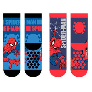 Conjunto de 2 meias antiderrapantes Spiderman Marvel para criança sortidas MARVEL - 1