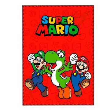 Manta de lã Super Mario Bros NINTENDO - 1