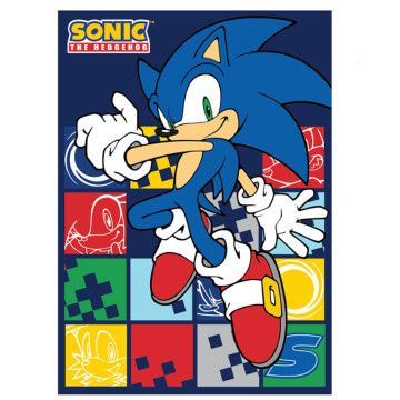 cobertor de lã Sonic the Hedgehog SEGA - 1