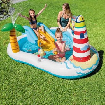 Piscina Insuflável para Crianças Intex Marinheiro Parque Lúdico 218 x 99 x 188 cm Intex - 4