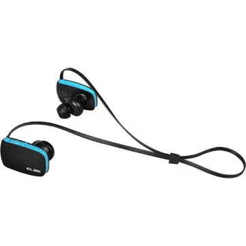 Fones de ouvido esportivos sem fio Elbe ABT-038-DEP/ com microfone/ Bluetooth/ azul e preto ELBE - 1