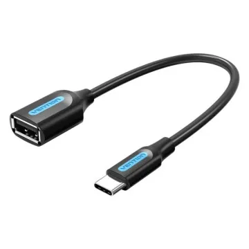 Vention CCSBB/ USB Type-C Macho - Conversor USB Fêmea/ 15cm/ Preto VENTION - 1