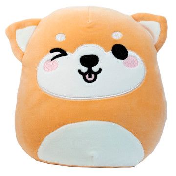 Almofada de pelúcia para cães Adoramals Squidglys Shiba Inu  - 1