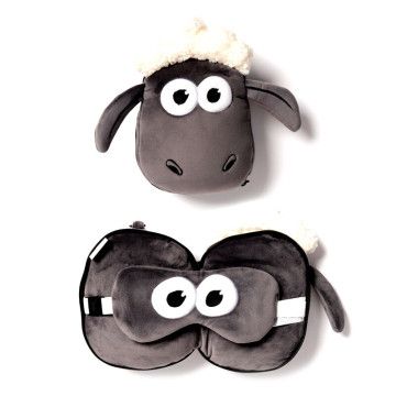 Máscara de travesseiro de viagem Shaun the Sheep Resteazzz  - 1