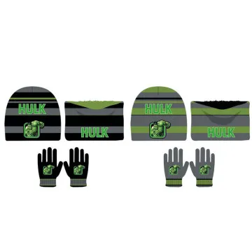 Conjunto de gorro e luvas Hulk The Avengers Avengers Marvel sortimento infantil MARVEL - 1