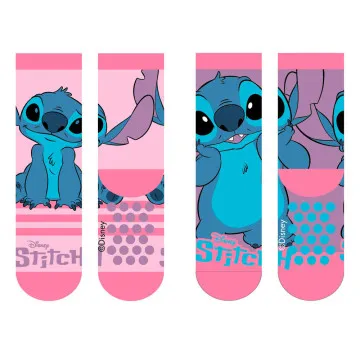 Conjunto de 2 meias antiderrapantes Disney Stitch sortidas para criança DISNEY - 1