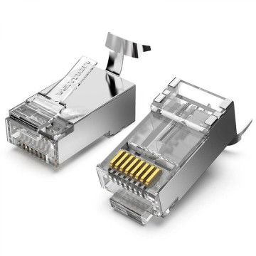 Conector RJ45 IDER0-10/ Cat.7 FTP/ 10 unid. VENTION - 1