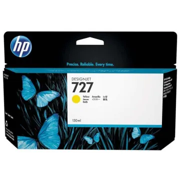 CARTUCHO HP DESIGNJET AMARELO Nº727 - 130ML - COMPATÍVEL SEGUNDO ESPECIFICAÇÕES HP - 1