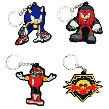 Conjunto de 4 chaveiros Sonic the Hedgehog CYP BRANDS - 1