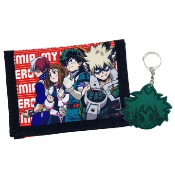 Conjunto carteira + chaveiro My Hero Academia CYP BRANDS - 1