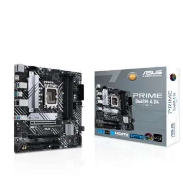 Placa-mãe Asus Prime B660M-A D4-CSM/ Socket 1700/ Micro ATX ASUS - 1