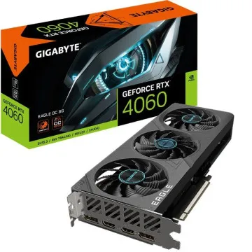 Placa Gigabyte GeForce RTX 4060 EAGLE OC 8G/ 8GB GDDR6 GIGABYTE - 1