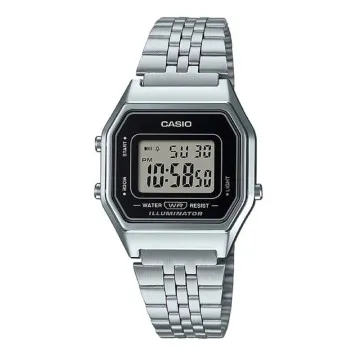 Relógio digital icônico vintage Casio LA680WEA-1EF/ 33 mm/ prata CASIO - 1