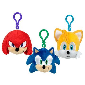 Sonic the Hedgehog chaveiro de pelúcia 10cm sortido SEGA - 1