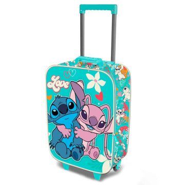 Carrinho de mala duplo 3D Love Stitch Disney KARACTERMANIA - 1