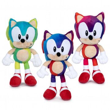 Brinquedo de pelúcia sortido Sonic gradiente Sonic The Hedgehog 30cm SEGA - 1
