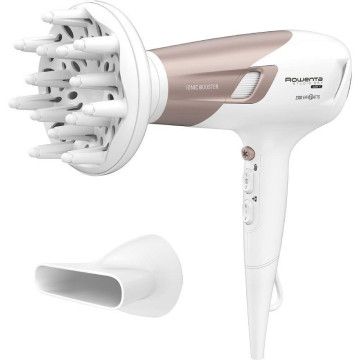 Secador de cabelo Rowenta Studio Dry Glow CV5830F0/ 2300 W/ Branco e Rosa ROWENTA - 1