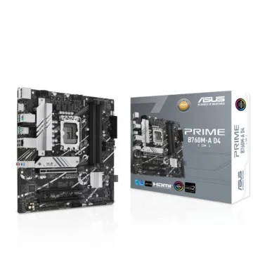 Placa Mãe Asus Prime B760M-A D4-CSM/ Socket 1700/ Micro ATX ASUS - 1