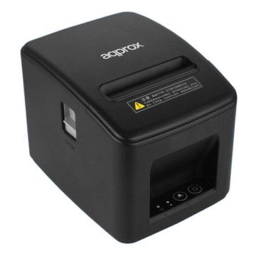 Impressora de Recibos Aprox appPOS80AM-USB/ Térmica/ Largura do papel 80mm/ USB-RJ11/ Preto Approx - 1