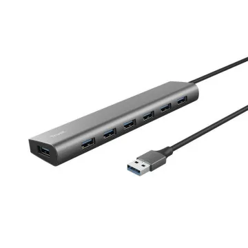 Confie no hub Halyx USB 3.2 Gen1/ 7xUSB/ 1xUSB-C TRUST - 1