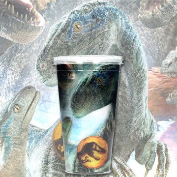 Copo Lenticular Biosync Jurassic Park 3D 50ml SD TOYS - 1