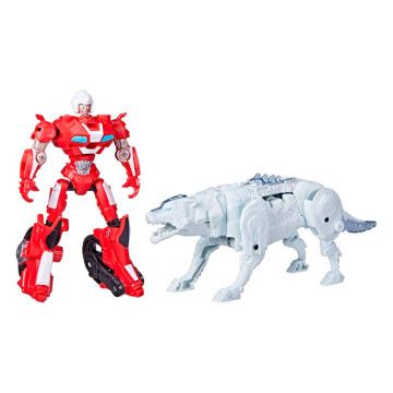 Figura combinadora Arcee e Silverfang Beast Alliance Ascensão dos Transformers Beasts 13 cm HASBRO - 1