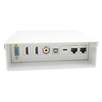 Caixa de conexão Aisens A127-0720/ VGA - 2x HDMI - Jack 3.5 - USB Tipo-C - USB - 2x RJ45 AISENS - 1