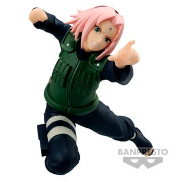 Figura Haruno Sakura II Vibração Estrelas Naruto Shippuden 14cm BANPRESTO - 1