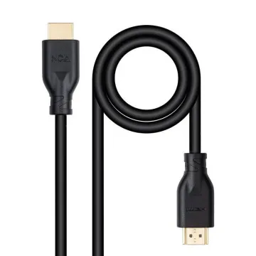 Cabo HDMI 2.0 4K CCS Nanocable 10.15.3900/ HDMI Macho - HDMI Macho/ 50cm/ Preto NANO CABLE - 1