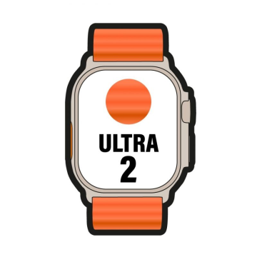 Apple Watch Ultra 2/ GPS/ Celular/ 49 mm/ Caixa de titânio/ Pulseira laranja oceano Apple - 1
