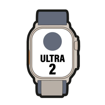 Apple Watch Ultra 2/ GPS/ Celular/ 49 mm/ Caixa de titânio/ Pulseira Alpine Loop Azul S Pequena Apple - 1