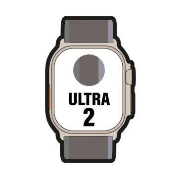 Apple Watch Ultra 2/GPS/Celular/49mm/Caixa de titânio/Alça Loop Trail Azul/Preto M/L Apple - 1