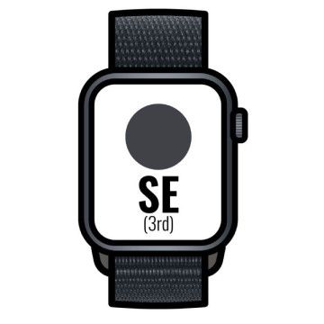 Apple Watch SE 3rd/ GPS/ 44mm/ Caixa de alumínio Midnight/ Pulseira esportiva Midnight Loop Apple - 1