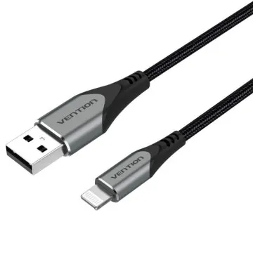 Vention LABHD USB 2.0 Lightning Cable/ USB Macho - Lightning Macho/ 50cm/ Cinza VENTION - 1