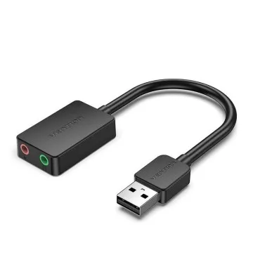 Placa de Som Vention CDZB0/ USB Macho - 2x Jack 3.5 Fêmea VENTION - 1