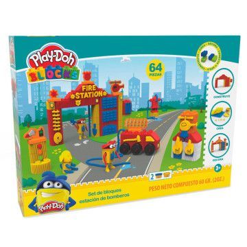 Conjunto de blocos Play-Doh para corpo de bombeiros  - 1
