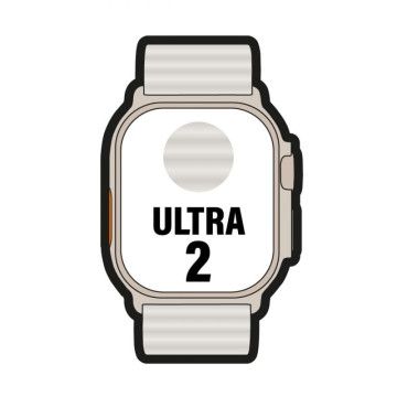 Apple Watch Ultra 2/ GPS/ Celular/ 49 mm/ Caixa de titânio/ Pulseira Ocean White Apple - 1