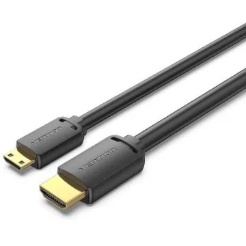 Cabo HDMI Vention AGHBG 4K/ HDMI Macho - Mini HDMI Macho/ 1,5m/ Preto VENTION - 1