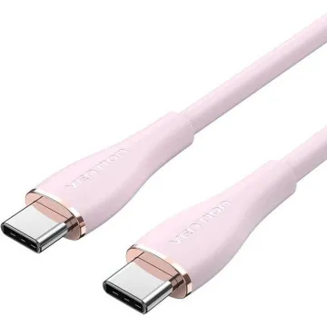 Cabo USB 2.0 Tipo-C Vention TAWPG/ USB Tipo-C Macho - USB Tipo-C Macho/ 1,5m/ Rosa VENTION - 1