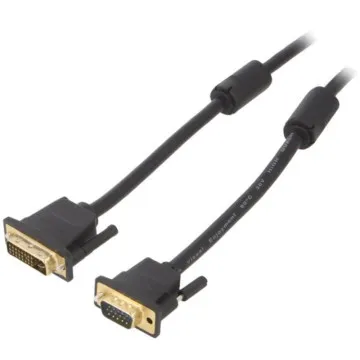 Vention EACBF/ DVI Macho - Cabo Conversor VGA Macho/ 1m/ Preto VENTION - 1