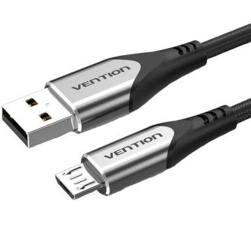 Cabo Vention COAHG USB 2.0/ USB Macho - MicroUSB Macho/ 1,5m/ Cinza VENTION - 1